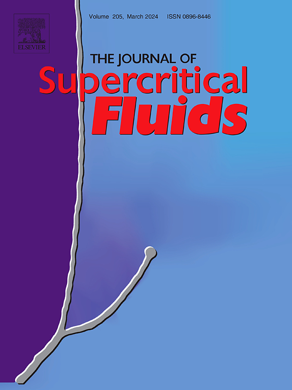 Go to journal home page - The Journal of Supercritical Fluids